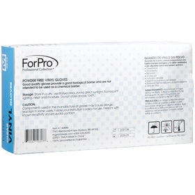 ForPro clear gloves that are food-safe for kitchens and food service environments.