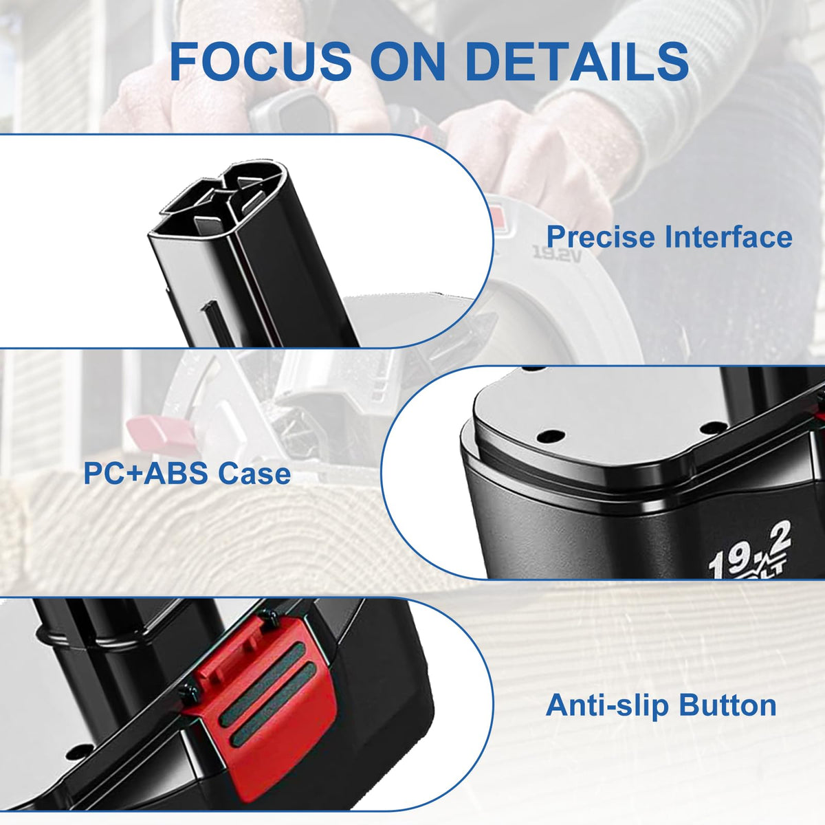 Forrat 19.2V compatibility with numerous Craftsman models.