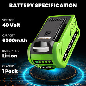 Forrat Greenworks 40V compatibility supports multiple models.