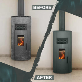 Forrest Paint Stove Bright application technique guides smooth, even coverage