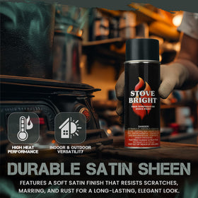 Forrest Paint Stove Bright spray nozzle ready for even high-heat application
