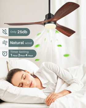 Forrovenco 3-downrod adjustable ceiling fan for versatile room mounting.