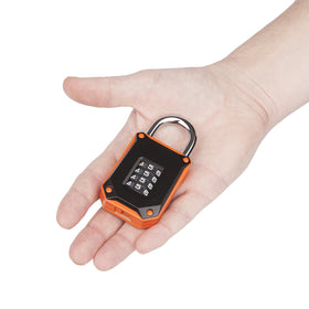 FortLocks weatherproof padlock designed for outdoor use in rain or shine.