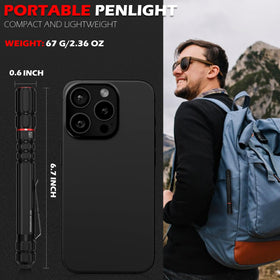 FORTO compact pocket light fits easily in a pocket for everyday carry.