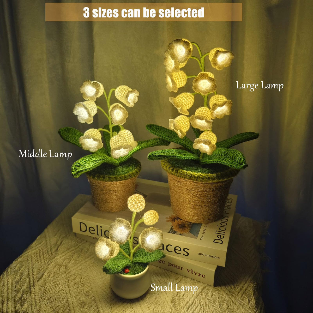 Forvermand night light from Lily of the Valley lamp doubles as bedside decor