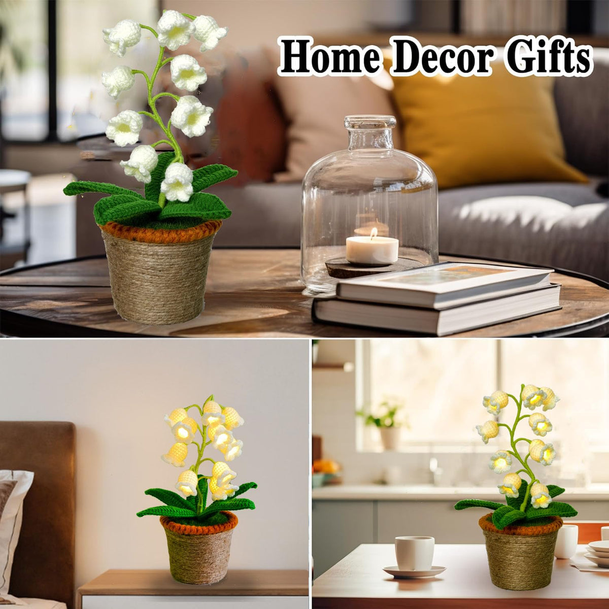 Forvermand Lily of the Valley lamp's flexible stems hold their form for decorative arrangements