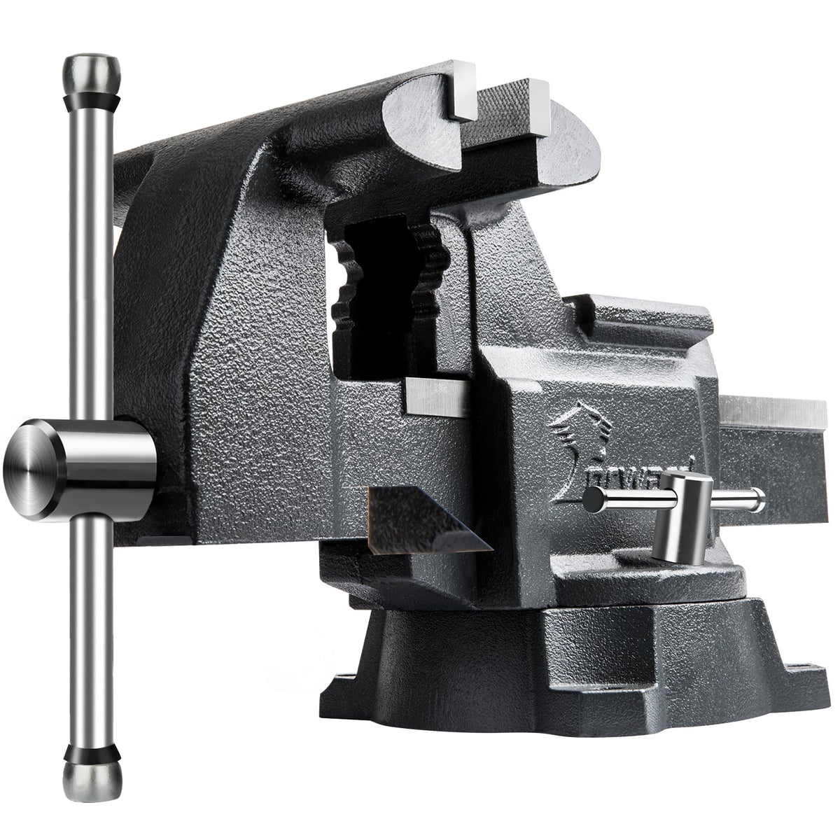 Forward CR40A bench vise body with rugged ductile iron for durable clamping