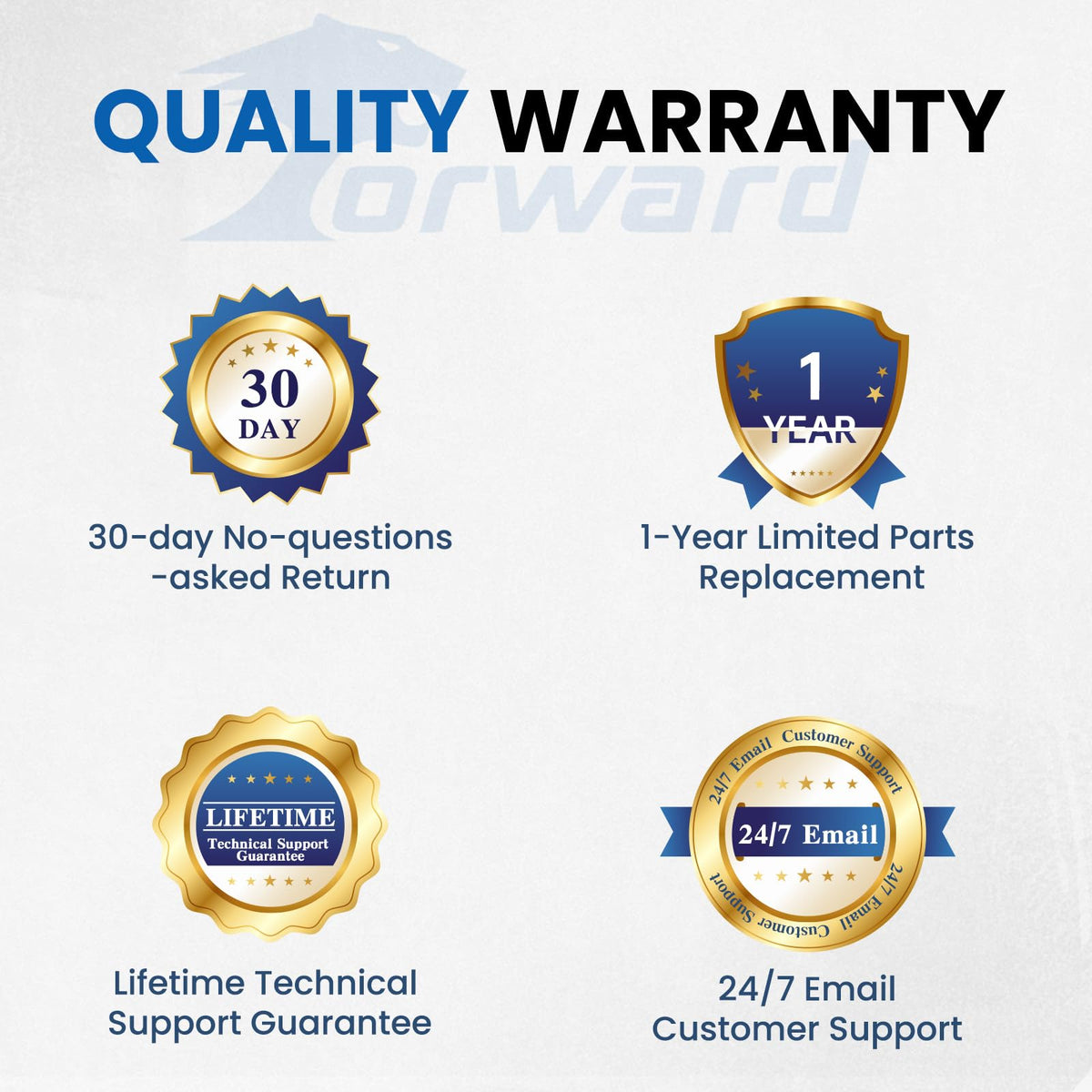 Forward CR40A surface ensures stable mounting and reliable lockdown