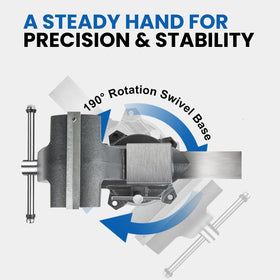 Forward CR80A's ductile iron construction ensures durability in workshop conditions.