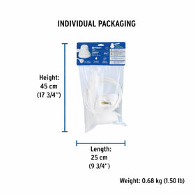 Foset polypropylene body designed for daily bathroom use