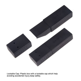FOSHIO 100-pack replacement blades support uninterrupted crafting.