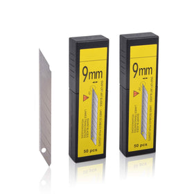 FOSHIO 30-degree snap-off blade close-up for precise, sharp cuts.