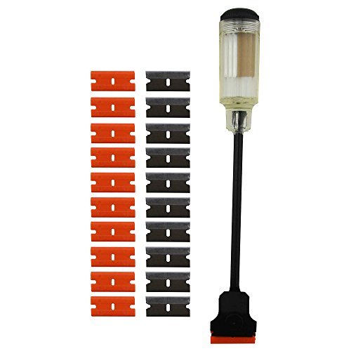 FOSHIO ergonomic, non-slip handle for comfortable extended scraping sessions