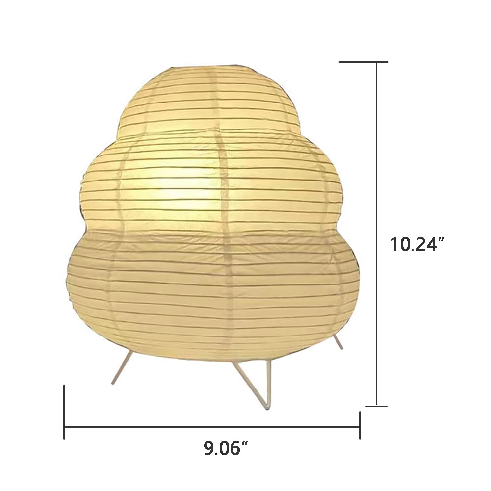 Fosinz Cute Paper Lamp ideal for dorm rooms and compact living spaces.