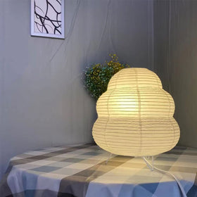 Fosinz Cute Paper Lamp on/off switch enables quick, safe operation at night.
