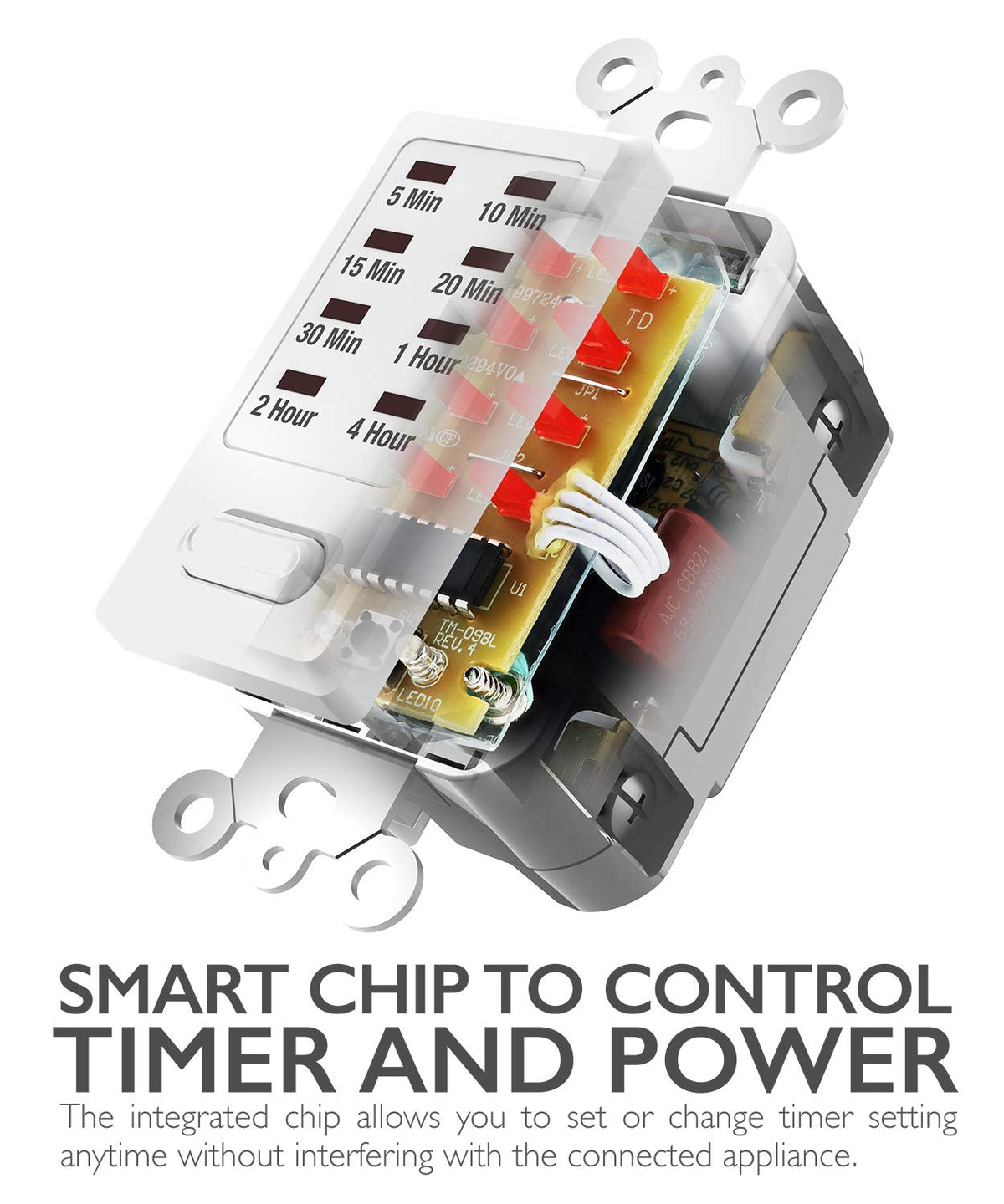 Fosmon countdown timer switch in-wall installation for upgraded control