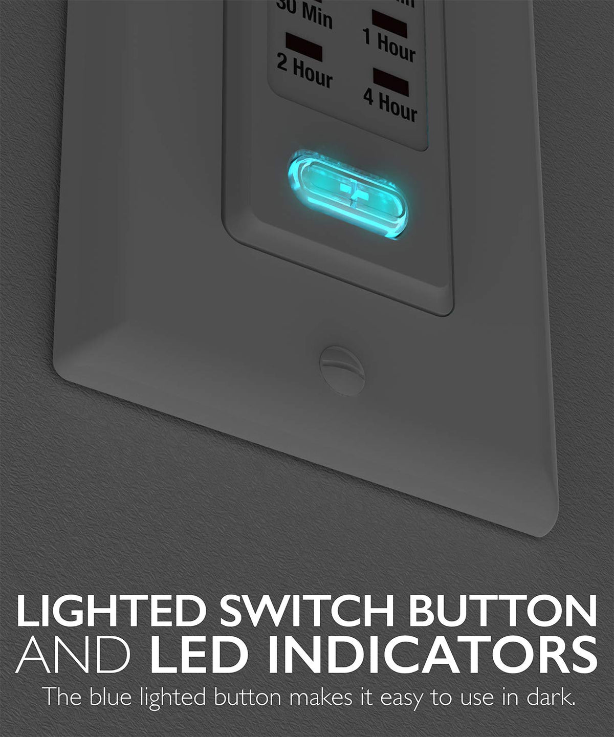 Fosmon countdown timer switch LED indicator shows active program clearly
