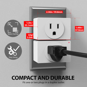 Fosmon RF remote control works through walls for easy lighting control.