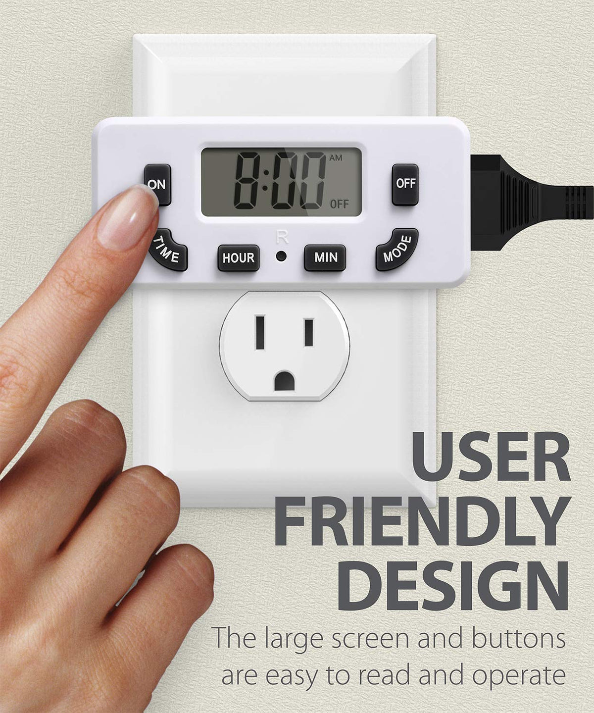 Fosmon timer two-pack view showing compact design.