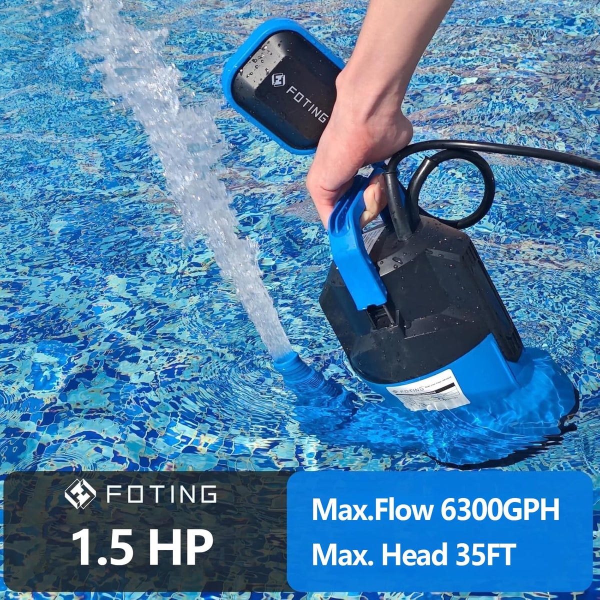 FOTING thermoplastic housing delivers durable, corrosion-resistant protection.