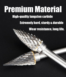 FOTYBEI carbide burr adapts to most rotary tools for DIY projects
