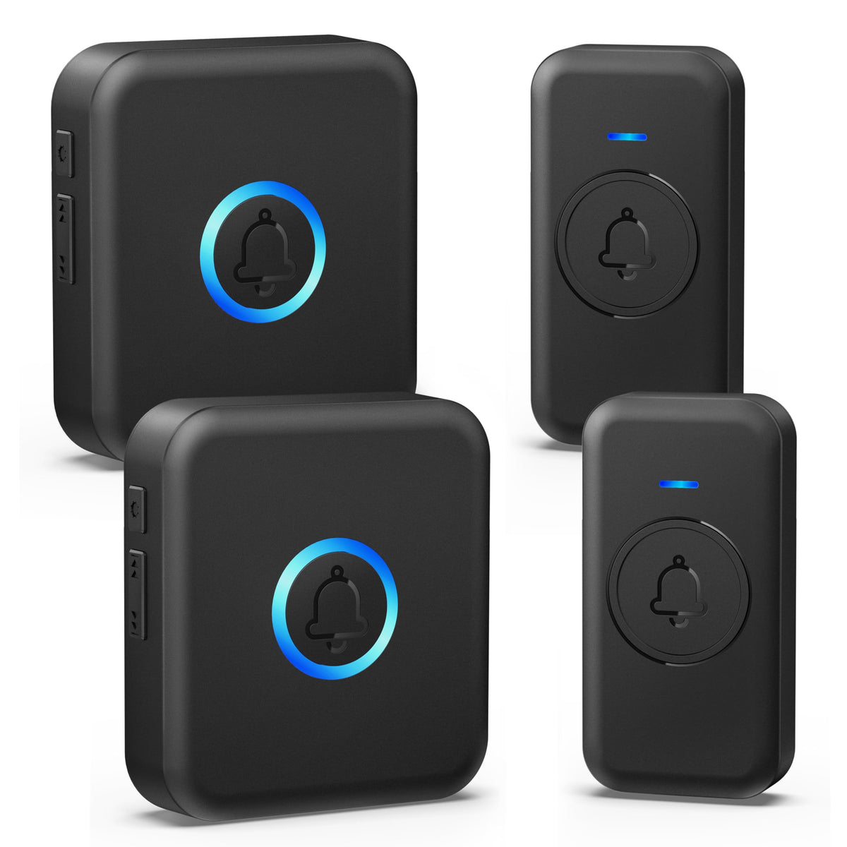 FOVKSUC wireless doorbell package shown for quick setup and multi-room use