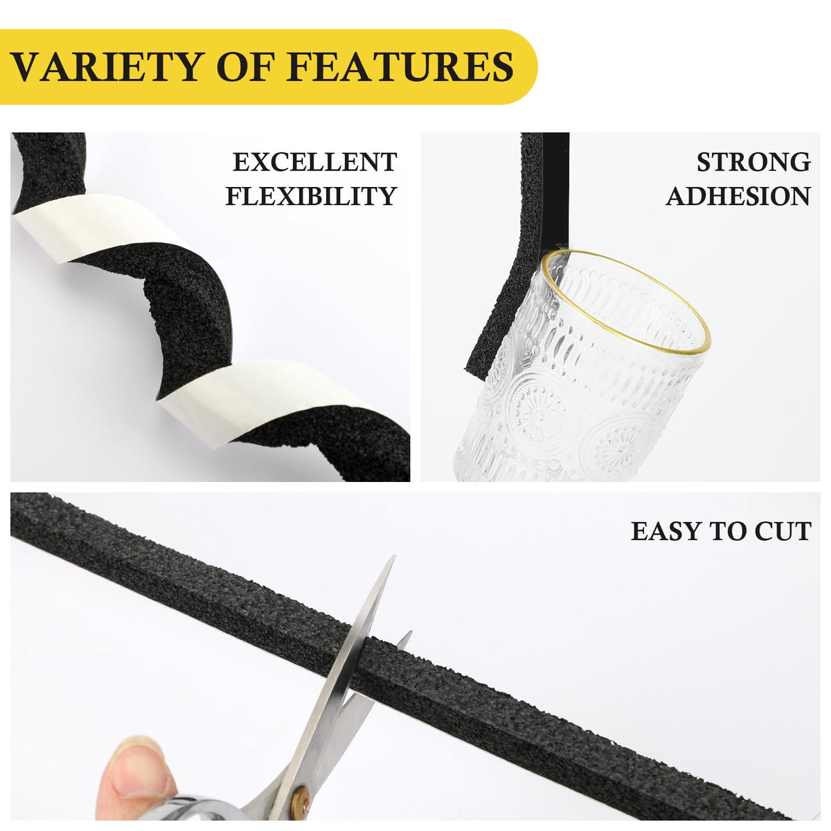 Fowong 13ft value-pack rolls laid out for full top-and-sides sealing