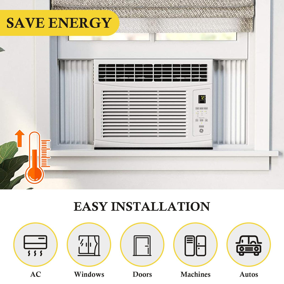 Fowong durable weather seal endures extreme temperatures from -40°F to 200°F