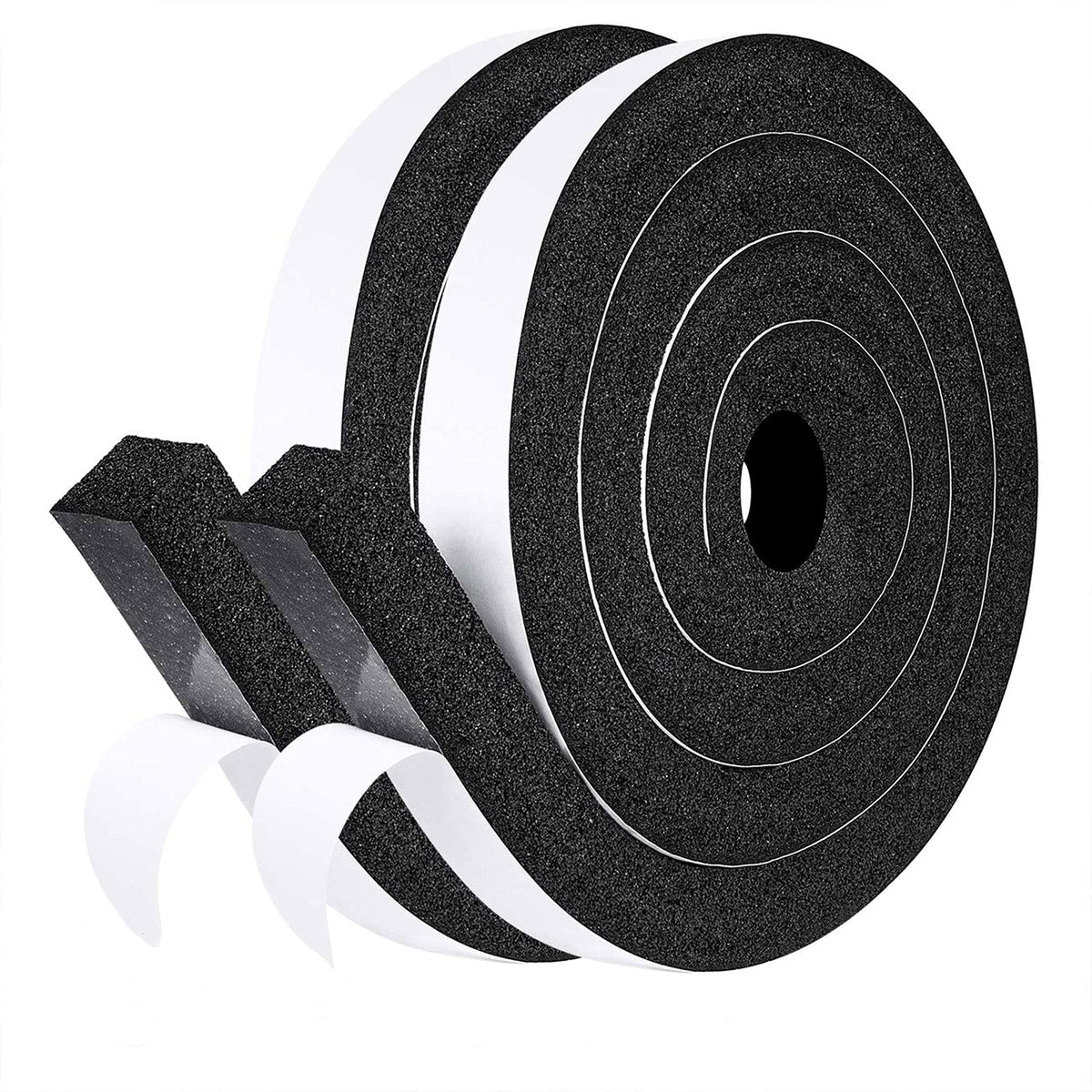Fowong window seal kit close-up showing tight neoprene foam seal for drafts