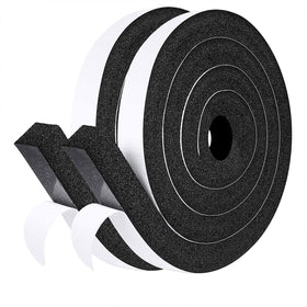 Fowong window seal kit close-up showing tight neoprene foam seal for drafts