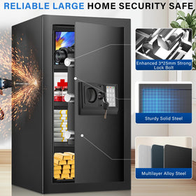 FOWORE fireproof waterproof bag inside the safe provides extra protection for valuables.