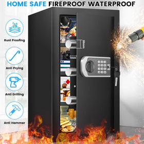 FOWORE digital keypad in use for quick access to essentials.
