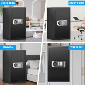 FOWORE heavy-duty steel construction resists tampering and theft attempts.