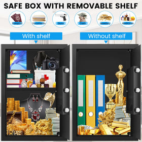 FOWORE Safe Box door and frame highlight thick construction for resilience
