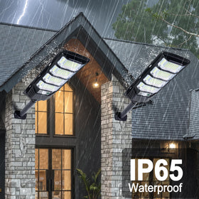 FOWSEEK easy-install outdoor light with screws, no wiring needed.