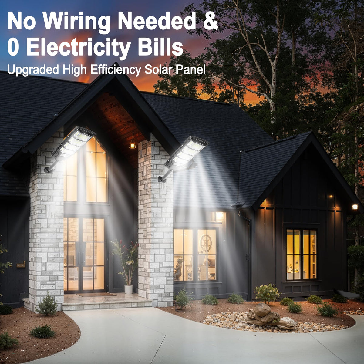 FOWSEEK motion-sensor activation night lighting enhances security and convenience.