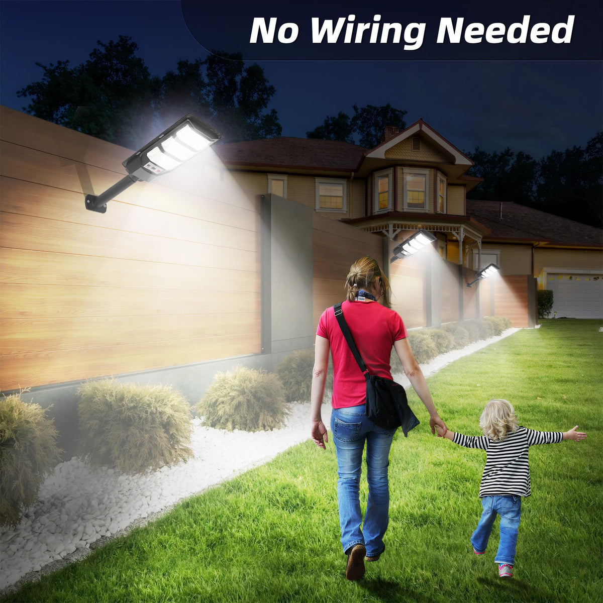 FOWSEEK dusk-to-dawn model provides automatic evening illumination without manual operation.