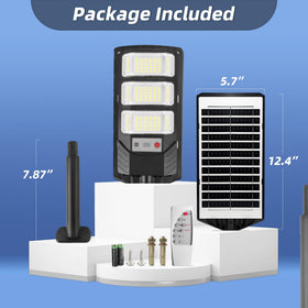 FOWSEEK easy-install lights mount with screws, no wiring required for yards and gardens.