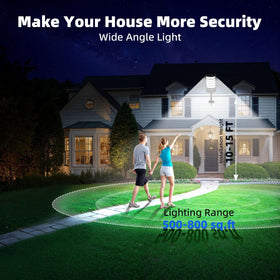 FOWSEEK dusk-to-dawn lighting automatically illuminates pathways after sunset.