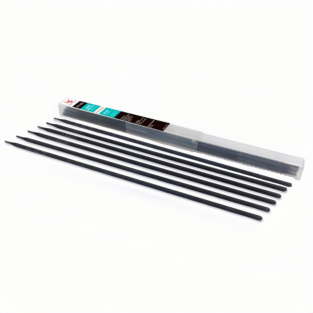 Fox Alloy ENi-CI welding electrodes in a 12-inch package, ideal for cast iron repair