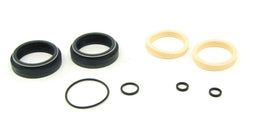 Closeup of FOX Factory Fox Kit 36 mm replacement retainers in multicoloured design