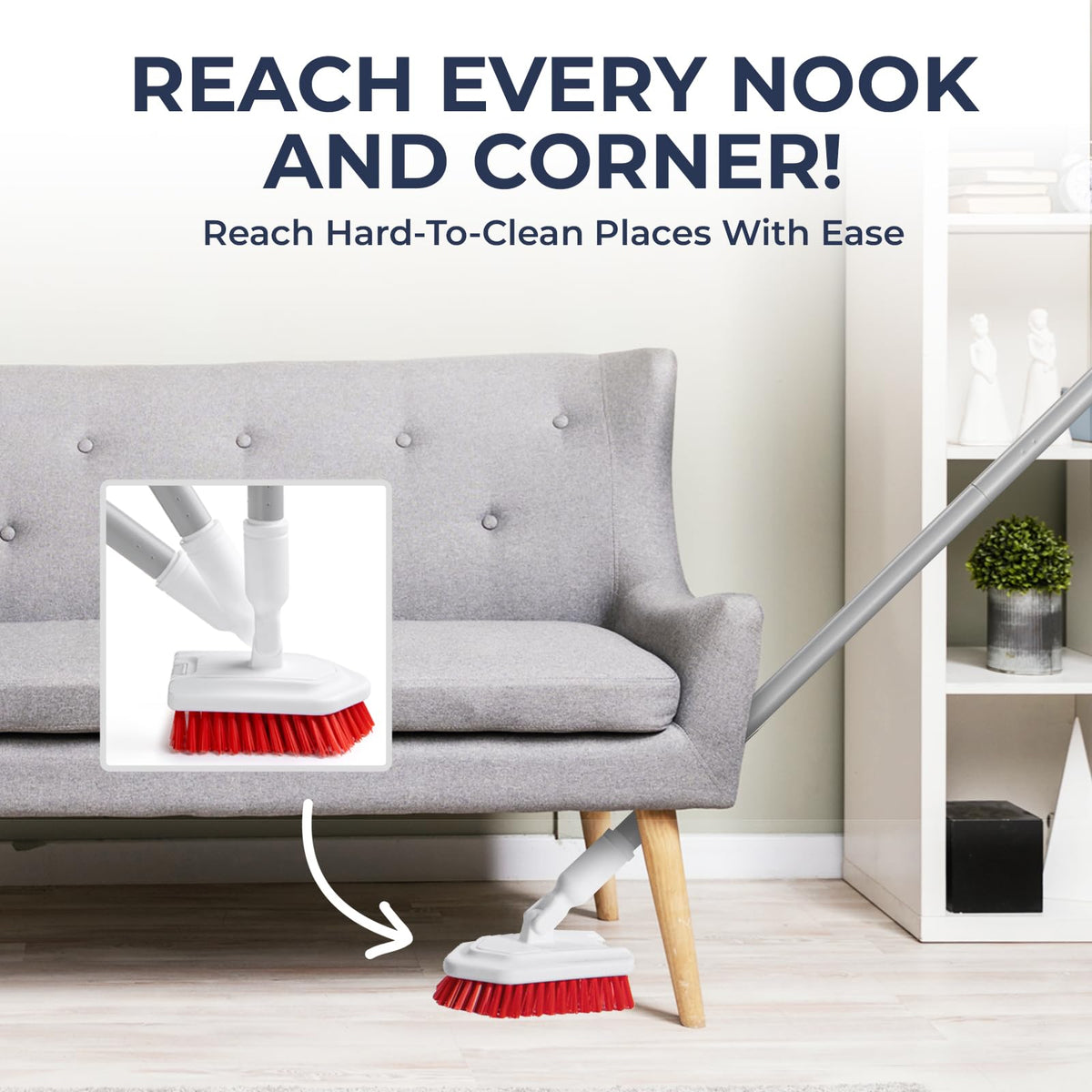 Fox Trot sponge-like pads aid corner cleaning while retaining moisture