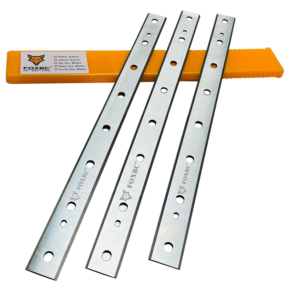 FOXBC 12-1/2 inch planer blades for DeWalt DW734 deliver crisp, clean cuts