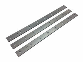 FOXBC 13-inch blades in plastic case, packaging shows three blades for quick swaps