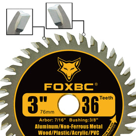 FOXBC 3-pack blade set stored neatly for quick jobsite replacement