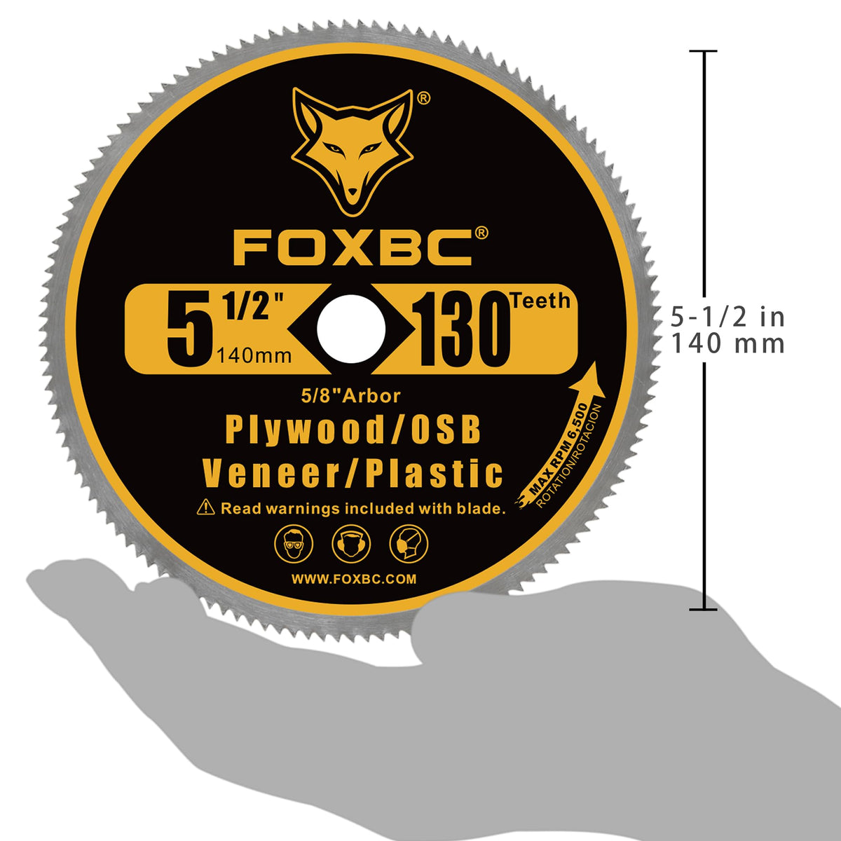 FOXBC three pack of blades on display for project readiness