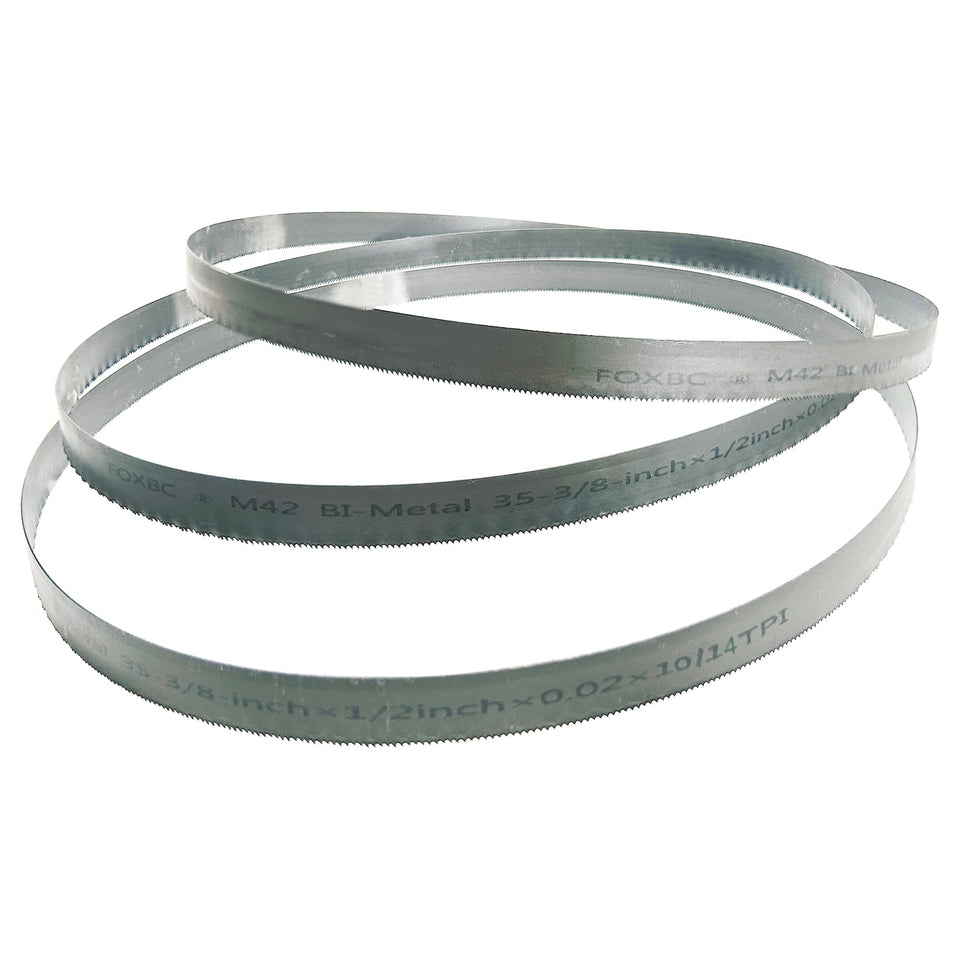 FOXBC 35-3/8 inch blade close-up with sharp edge for precise curves