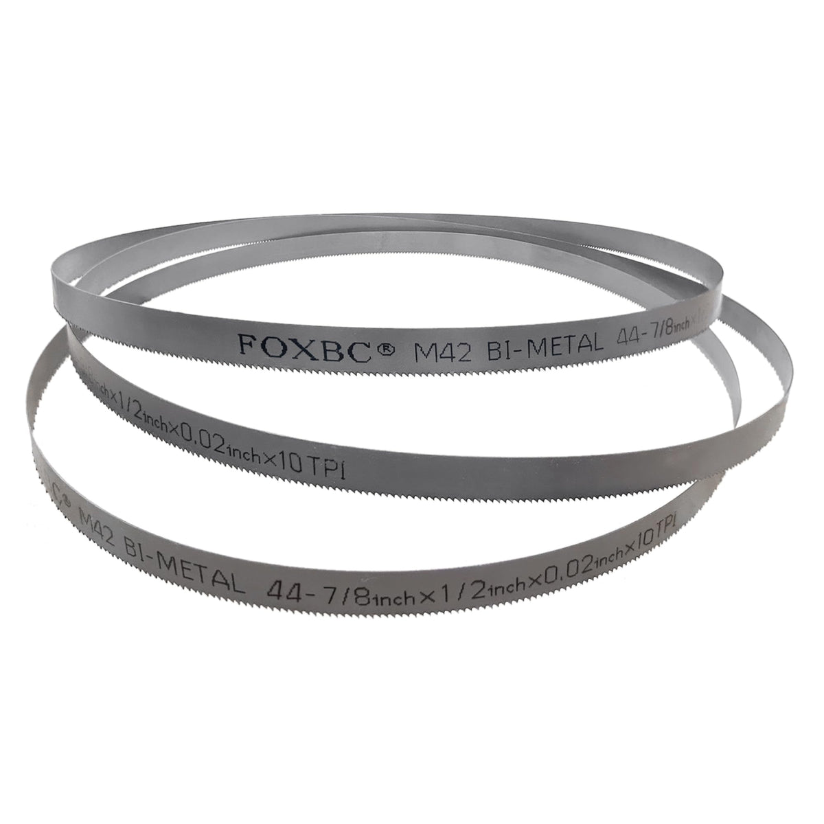 FOXBC 44-7/8 inch blades dimensions: 0.020 inch thick for precise cuts.