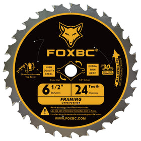 FOXBC 5/8 inch arbor compatible with corded and cordless saws