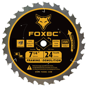FOXBC combo pack showing three blades for versatile woodworking tasks.